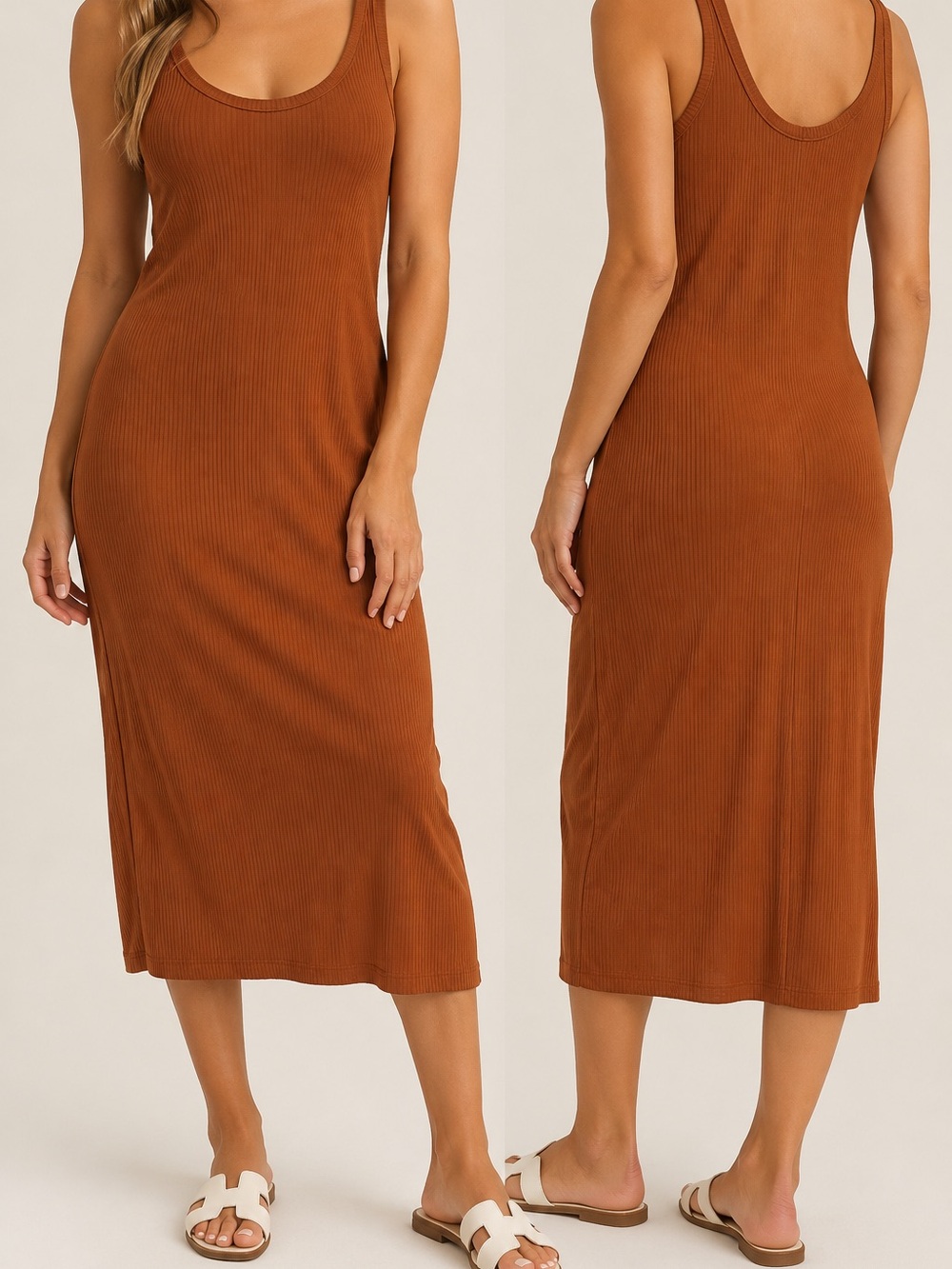 Reitman’s ribbed midi dress